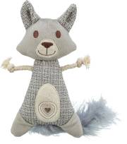 Peluche raton laveur XXL pour chat