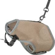 Harnais pour chat taupe facile à mettre
