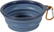 Gamelle souple en silicone bleue pour chien et chat