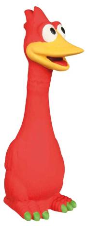 Jouet en latex oiseau pour chien