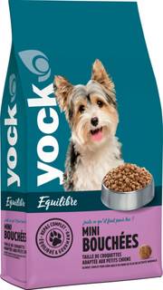 YOCK Croquettes ÉQUILIBRE Mini Bouchées pour petits chiens adultes