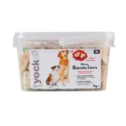 YOCK Mix Biscuits Cœur Friandises pour chien PLAISIR