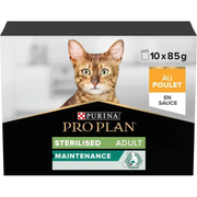 PRO PLAN Sachet fraîcheur pour chat Sterilised NutriSavour poulet