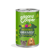 Edgard & Cooper Pâtée sans céréales pour chien adulte - Agneau & Bœuf