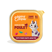 Edgard & Cooper Pâtée pour chat sans céréales au poulet