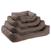 Panier rectangulaire soft antidérapant marron Mon Ami Luki pour Chien et Chat