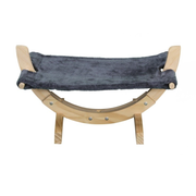 Lit hamac bois & tissus 29×57×31 cm Mon Ami Luki pour chien et chat
