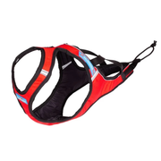 Harnais Blizzard Beast rouge pour canicross, cani-VTT, skijoring et attelage pour Chien