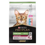 Pro Plan Savoury Duo Sterilised Adult - croquettes chat - Sac de 3 kg / Cabillaud / Saumon