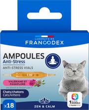 Ampoules Anti-Stress Chat 18 x 1 ml Apaisant Francodex