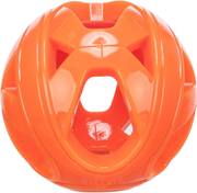 Balle perforée en TPE ø 6 cm orange – jouet à rapporter pour chien