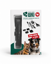 Coffret tondeuse sans fil pour chien et chat Mon Ami Luki