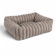 Panier rectangulaire MYSA taupe pour chien Mon Ami Luki