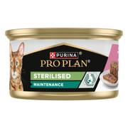 PRO PLAN Sterilised Maintenance Terrine au thon et au saumon pour chat