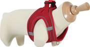 Harnais chien Zolux Mesh rouge réglable et respirant