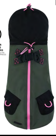 Manteau chien FUTURE 2 en 1 harnais intégré Wouapy