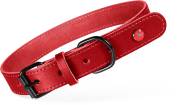 Collier chien Zolux Cuir classique grenat