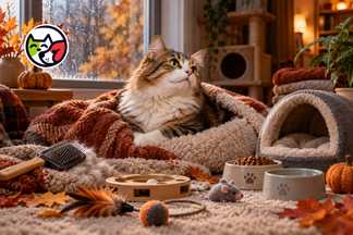 chat automne