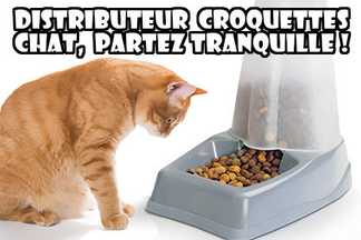 Distributeur croquette chat automatique ou manuel !
