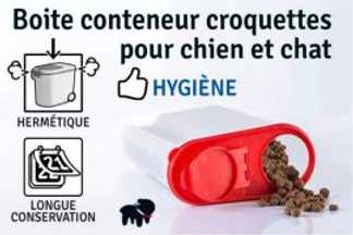 Boîte croquette chat, conteneur croquette, conseil !