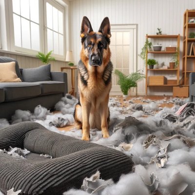 chien destructeur