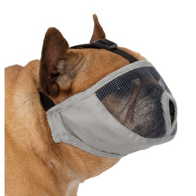 La muselière pour museau court Trixie est parfaite pour le Bouledogue Français ! - photo 1