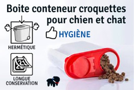 conteneur croquettes