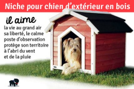 Niche pour chien d’extérieur en bois ! Comment choisir ? Conseil !