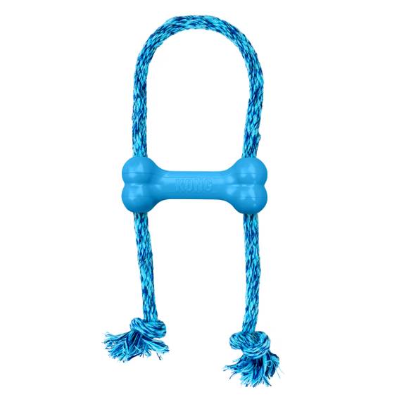 Jouet KONG Puppy Goodie Bone avec corde pour Chien