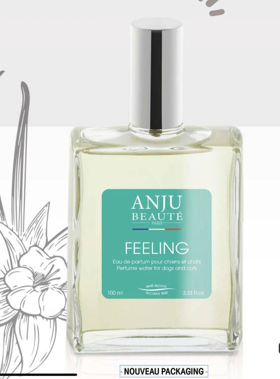 Parfum Feeling Senteur Vanille Anju Beauté pour chien et chat