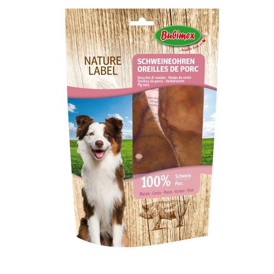 Oreilles de porc pour chien Bubimex