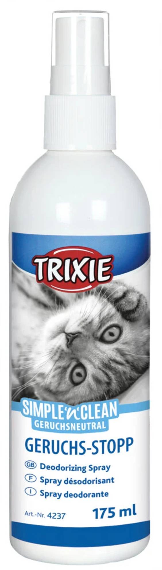 Spray Désodorisant pour bac de toilette pour chat