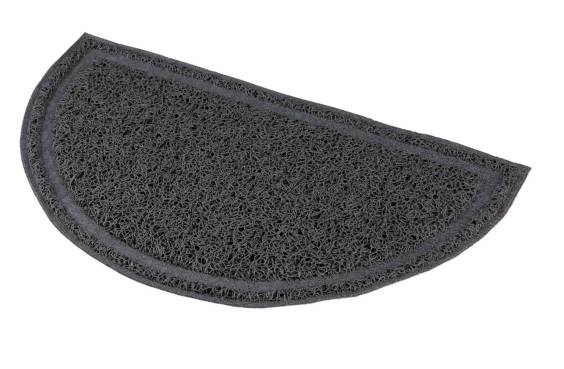 Tapis litière demi-lune pour chat