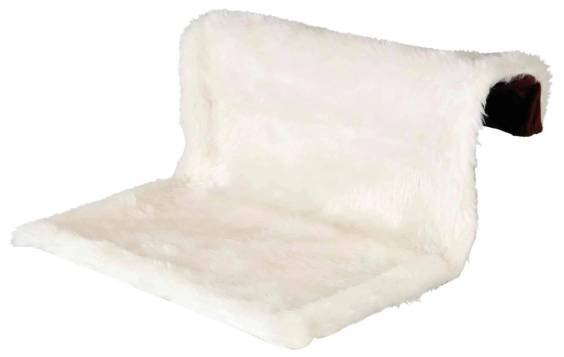 Hamac chat radiateur brun panier peluche