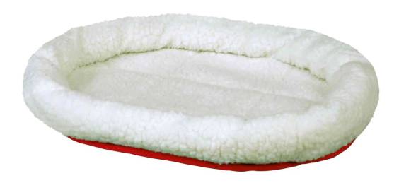 Coussin moelleux chat façon agneau