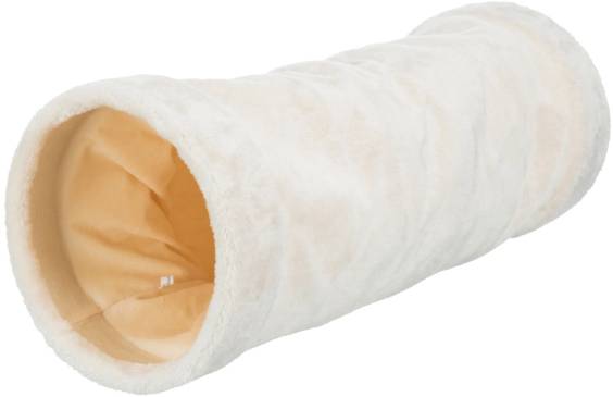 Tunnel Crunch peluche beige pour chat
