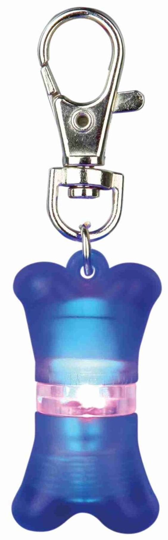 Pendentif Safer Iode os bleu pour chien