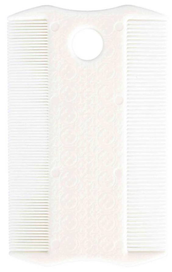 Peigne anti-puces double face pour chien et chat