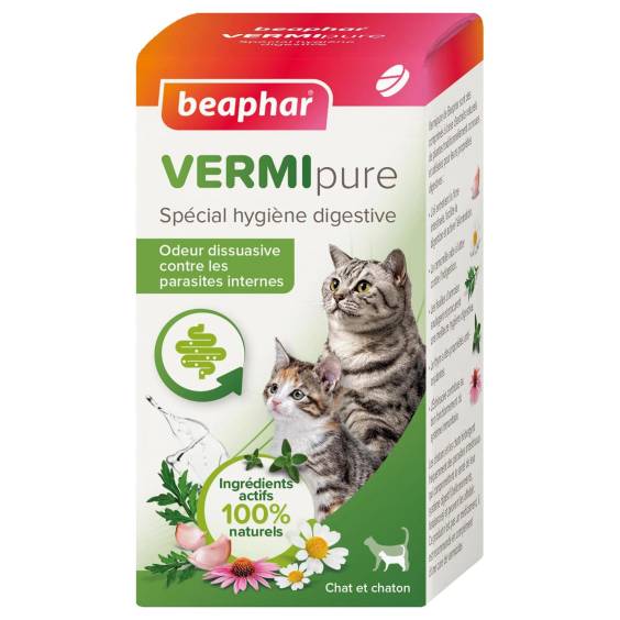 VERMIpure comprimés pour chat et chaton Beaphar