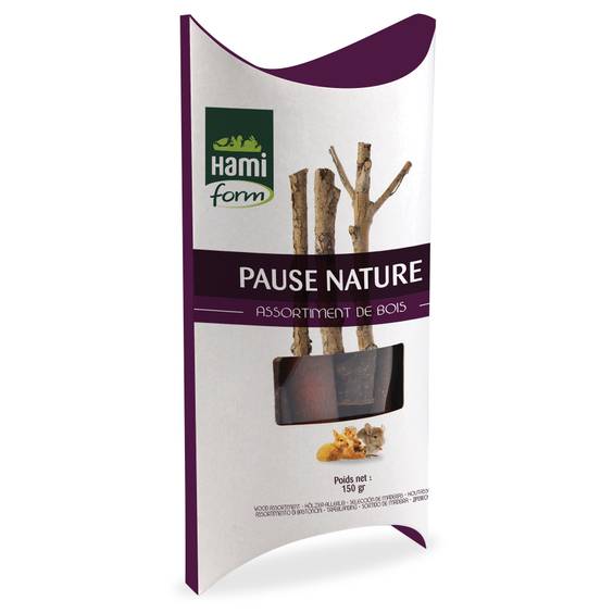 Hami Form Friandises Pause Nature bois pour Rongeur