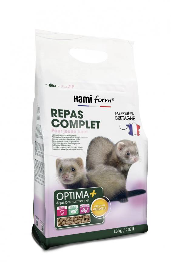 Hami Form Repas complet Optima+ pour jeune furet