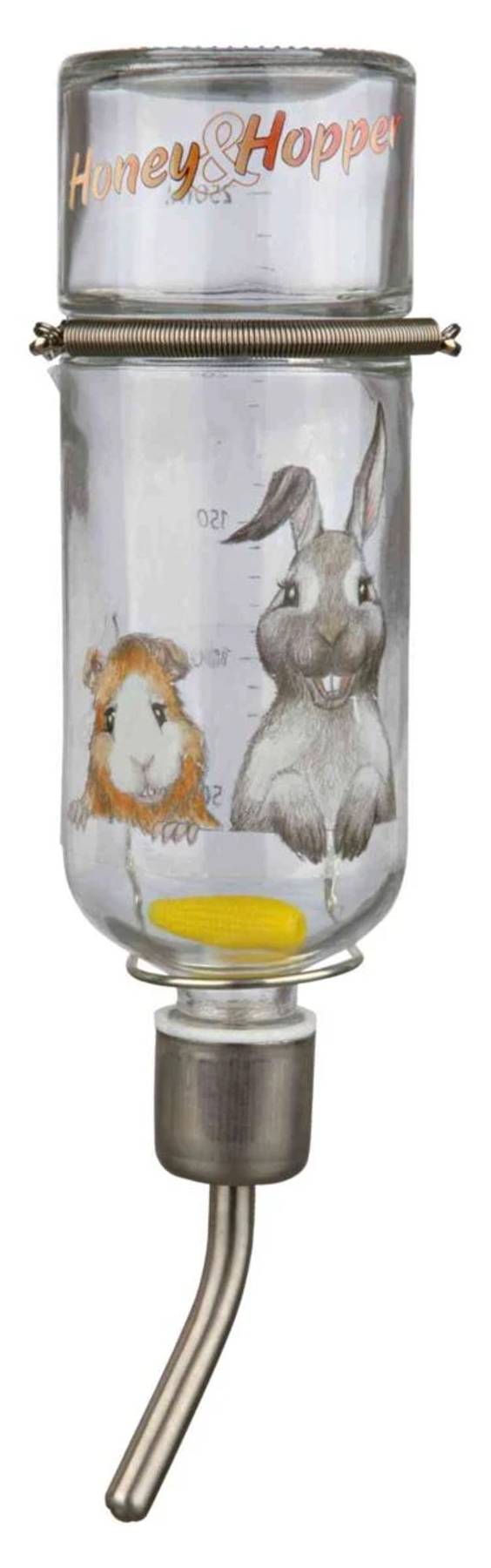 Biberon en verre 250 ml cochon d'Inde Honey Hopper Trixie