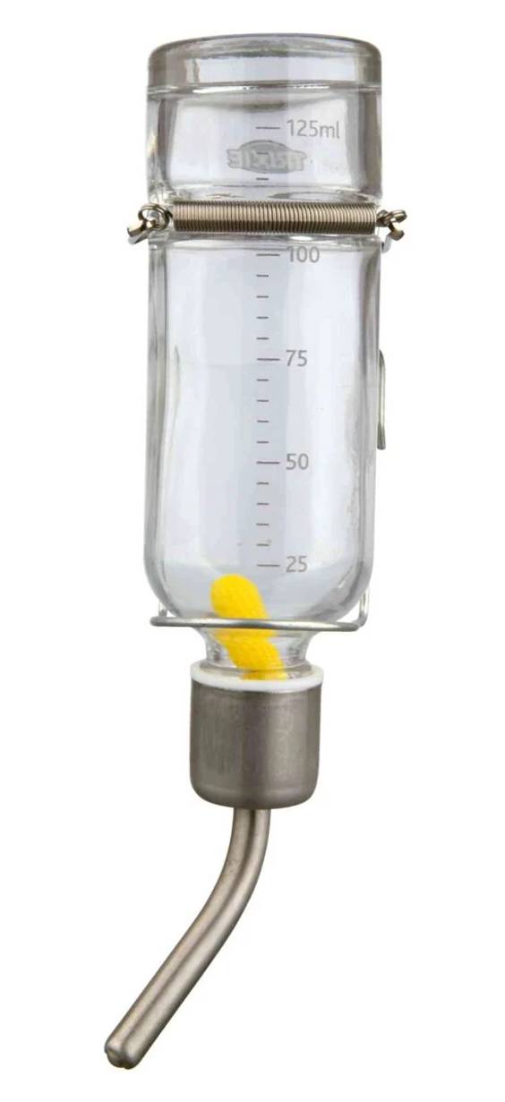 Biberon en verre pour hamster et gerbille