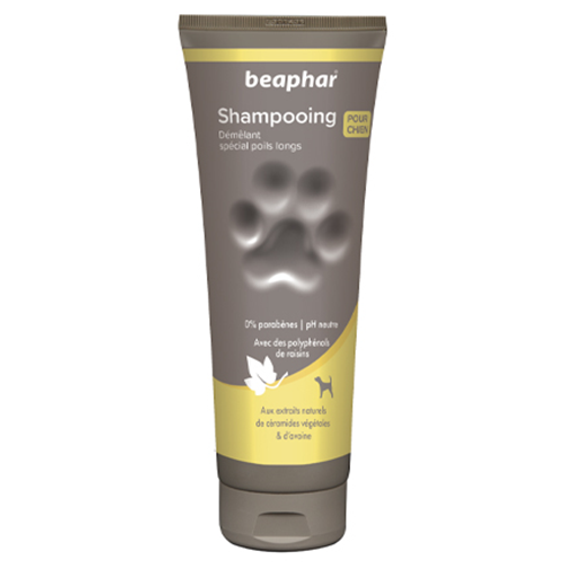 Shampoing démêlant poils longs Beaphar pour chien