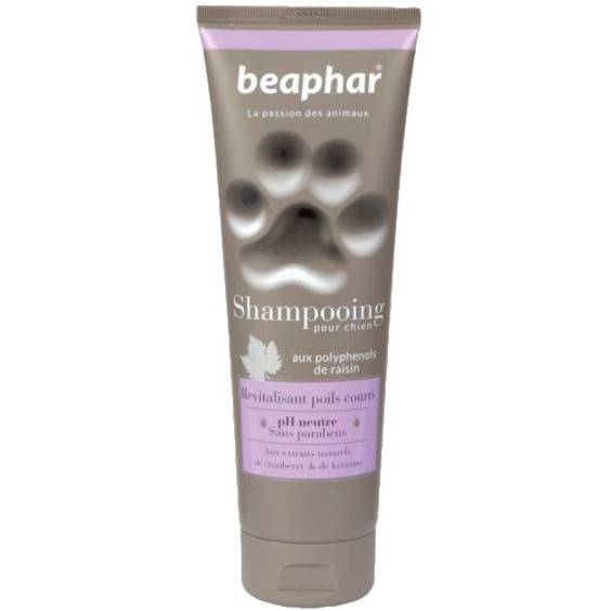 Shampoing démêlant poils courts en tube 250 ml Beaphar pour chien