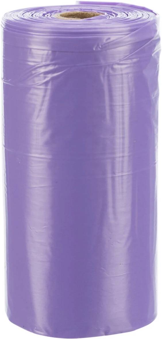 Sac ramasse-crottes parfum lavande 4 x 20 sacs pour chien