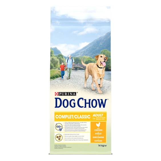 DOG CHOW Croquettes Complet au poulet pour chien adulte