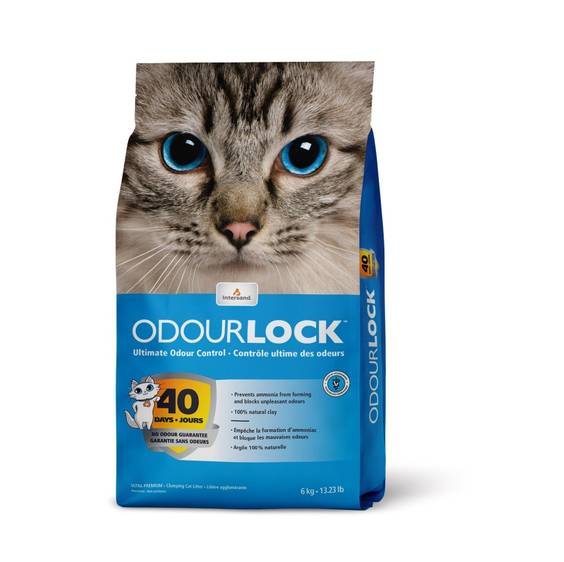 Litière agglomérante Odour Lock pour chat