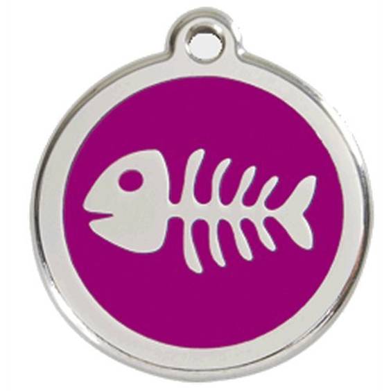 Médaille motif Poisson pour Chat
