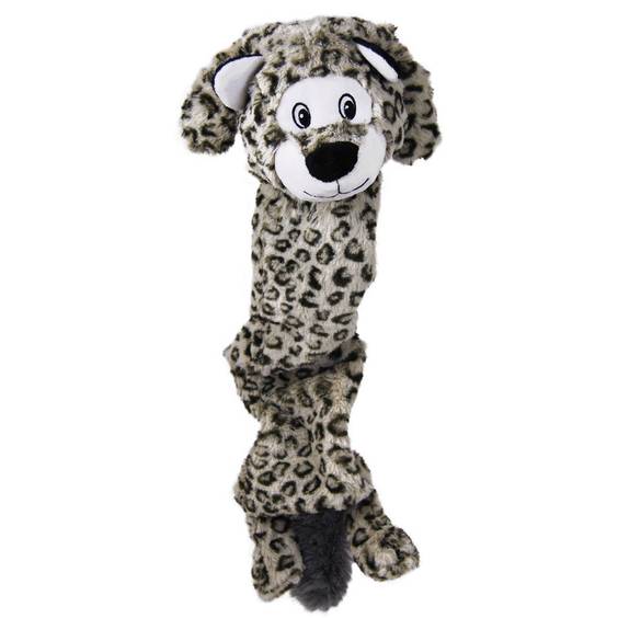 KONG Jouet Stretchezz Jumbo Snow Leopard pour Chien